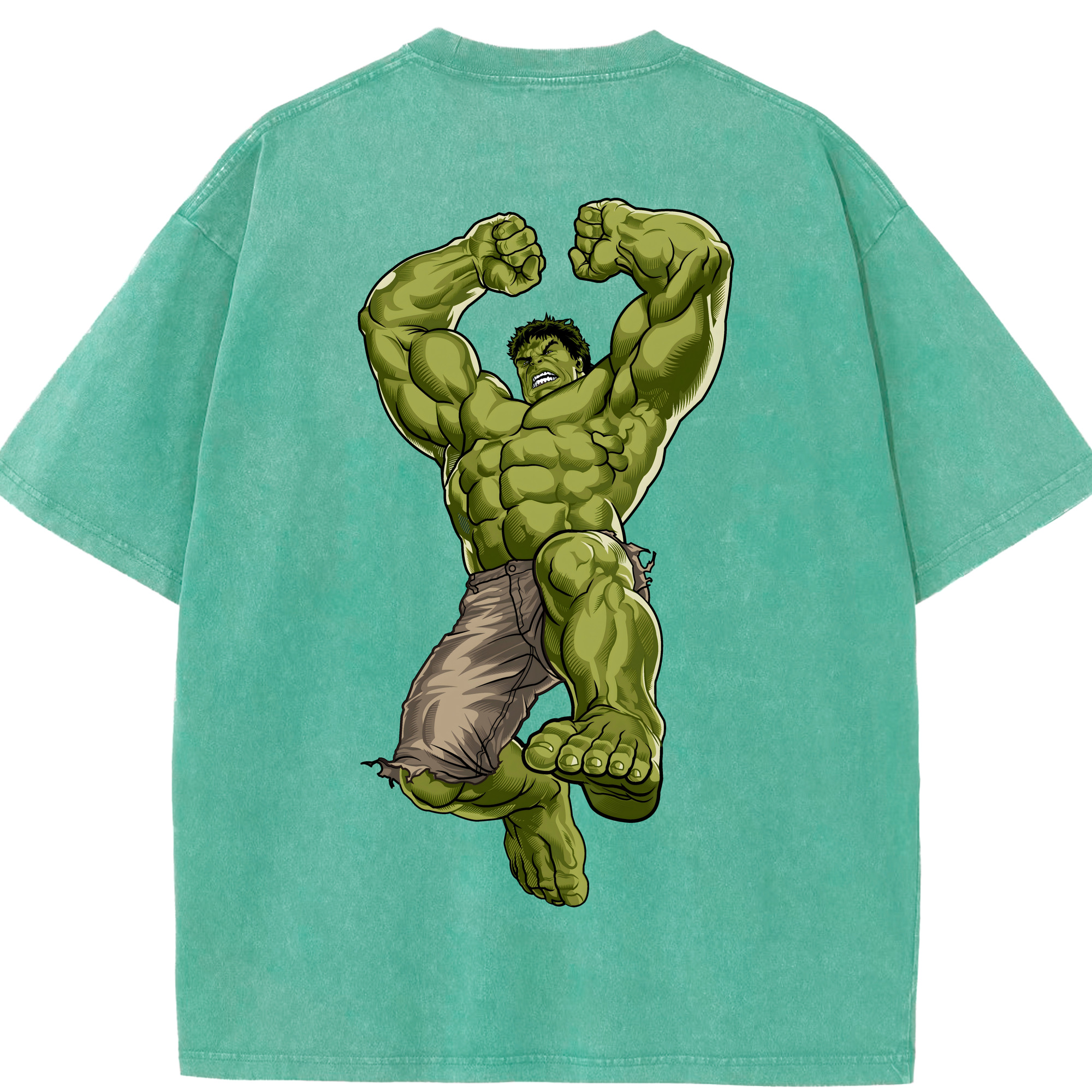 （画像用） アベンジャーズ The Avengers 綿100% ヴィンテージ風 半袖Tシャツ（背面プリント）